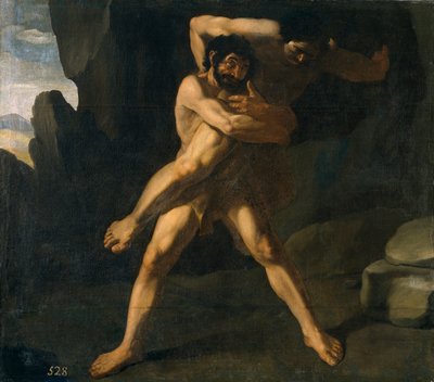 Hercules Fighting with Antaeus by Francisco de Zurbaran